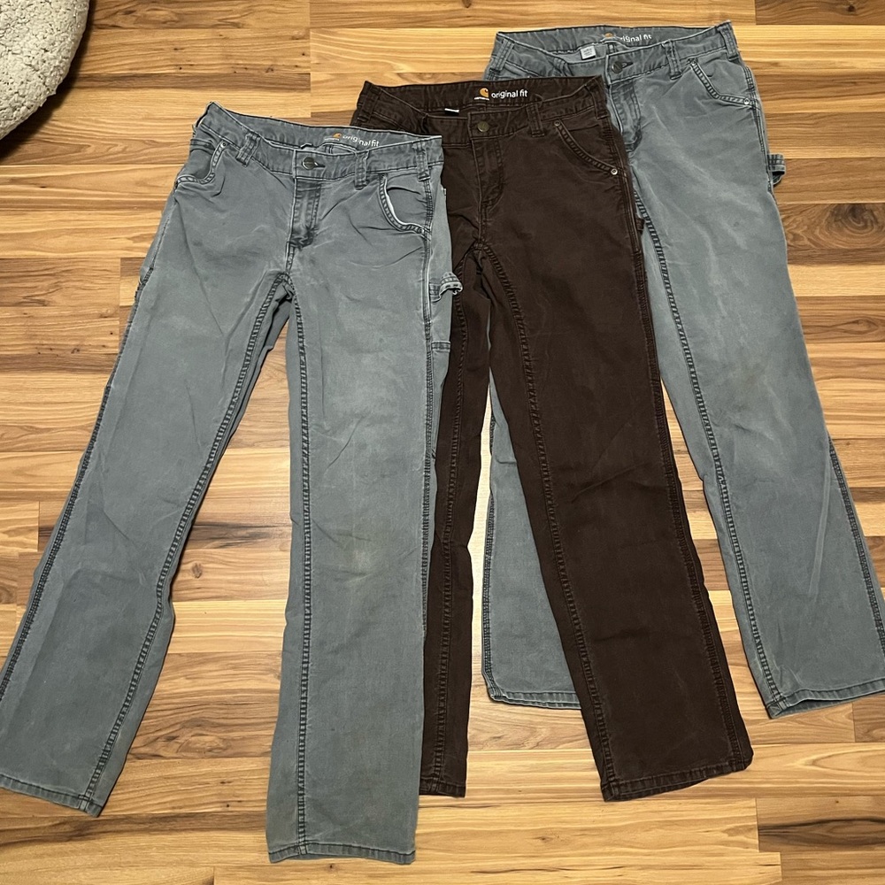 3 Pairs of Carhartt Pants - Size 2